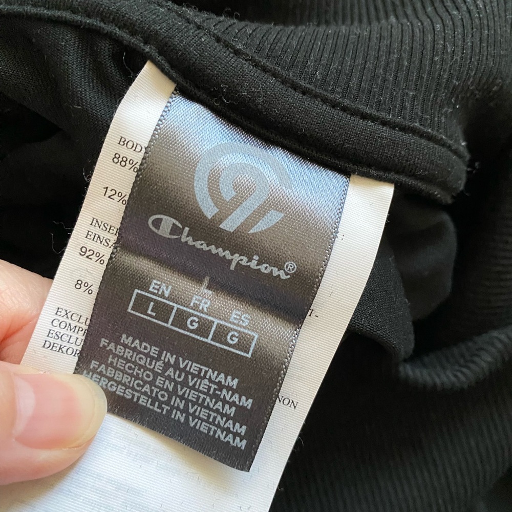Champion Black Full-Zip Jacket - Picture 3 of 4